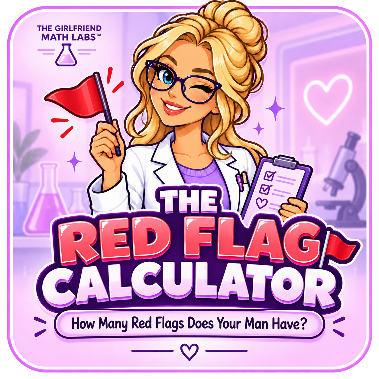 The Red Flag Calculator — How Many Red Flags Does Your Man Have?