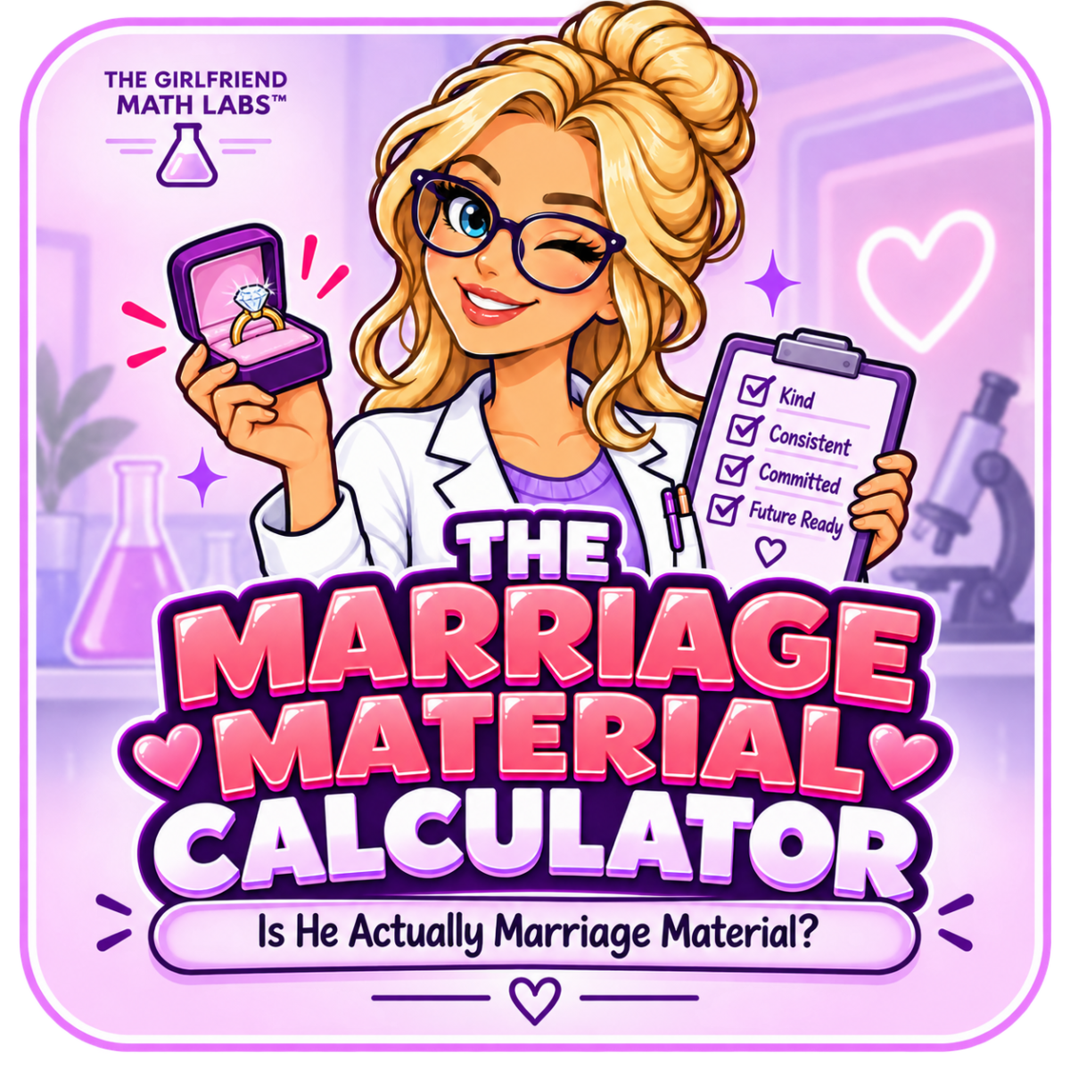 The Marriage Material Calculator — Is He Actually Marriage Material?