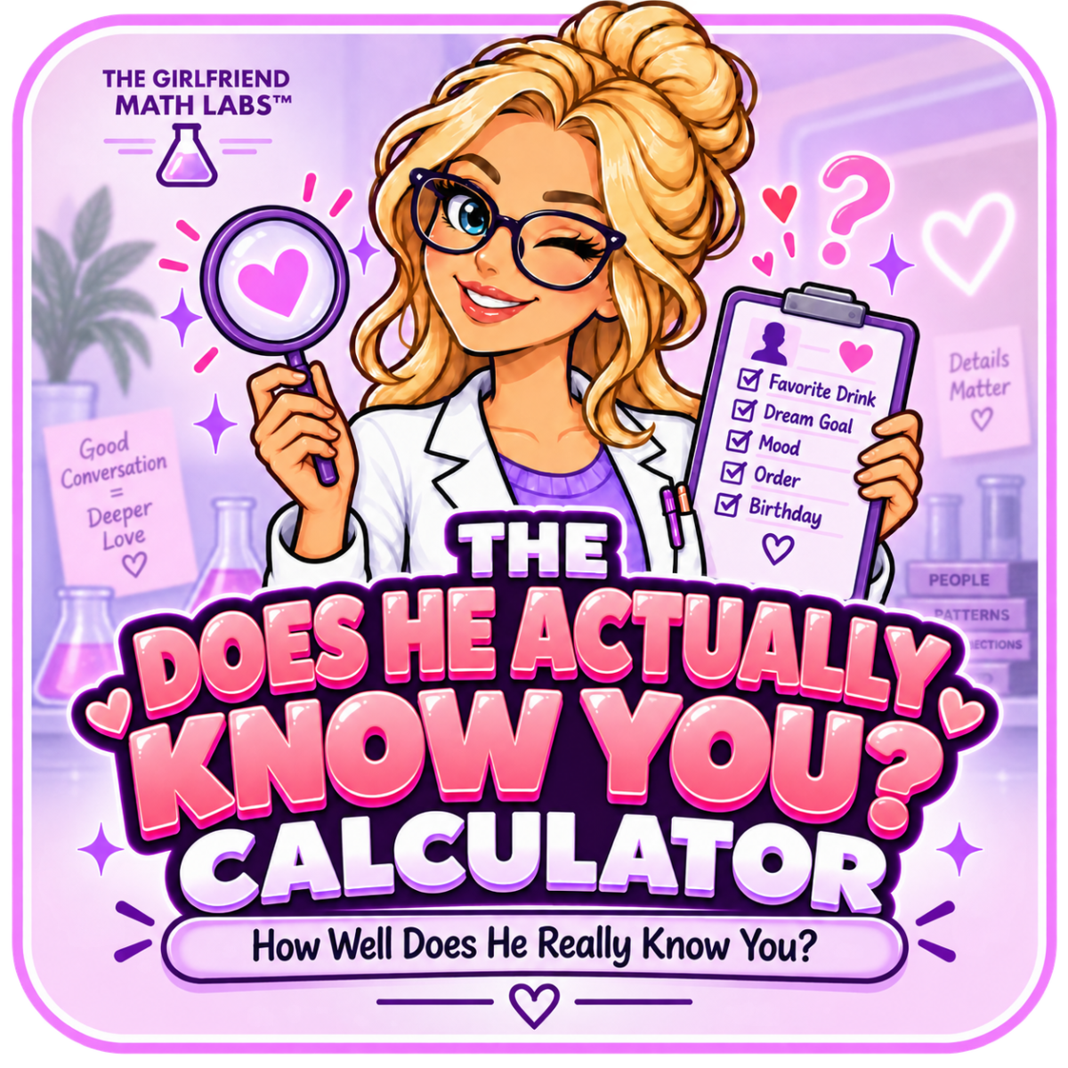 The Does He Actually Know You Calculator