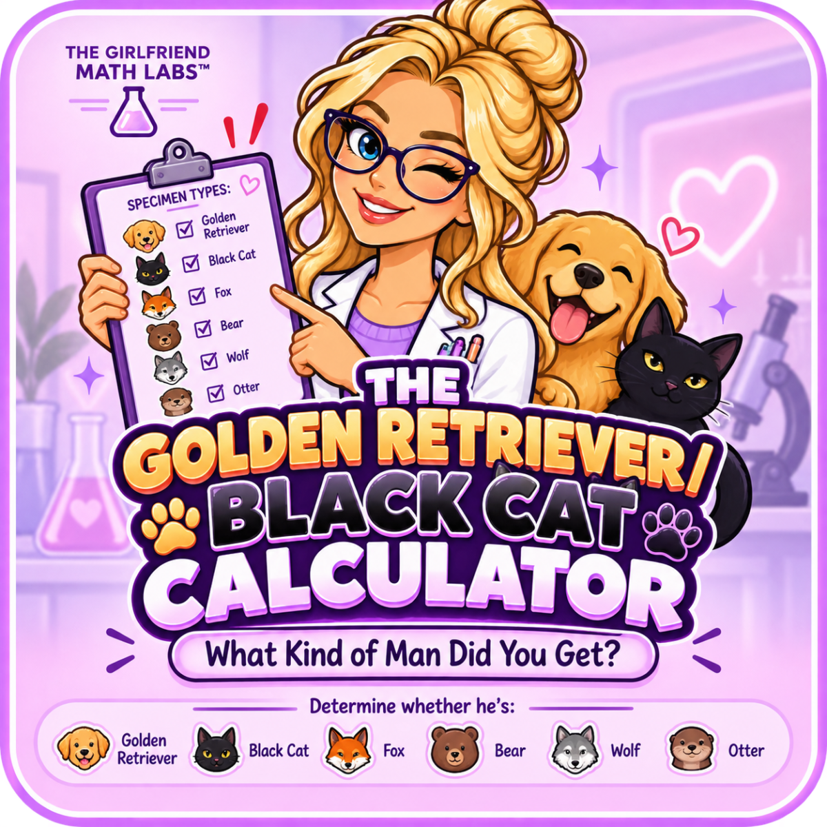 The Golden Retriever / Black Cat Calculator